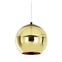 Светильник подвесной LOFT2024-B LOFT IT золотой 1 лампа, основание золотое в стиле современный шар